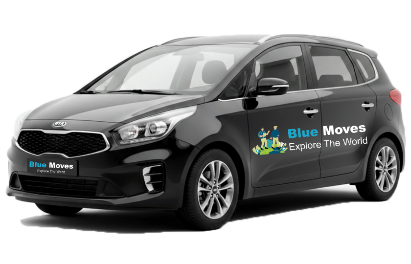 Kia Carens Clavis EV Blue Moves